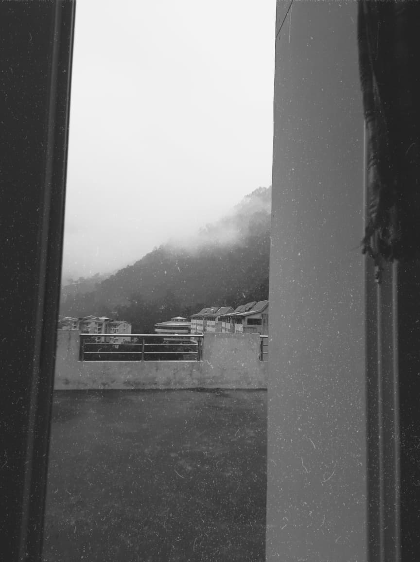 View of the Himalayan foothills