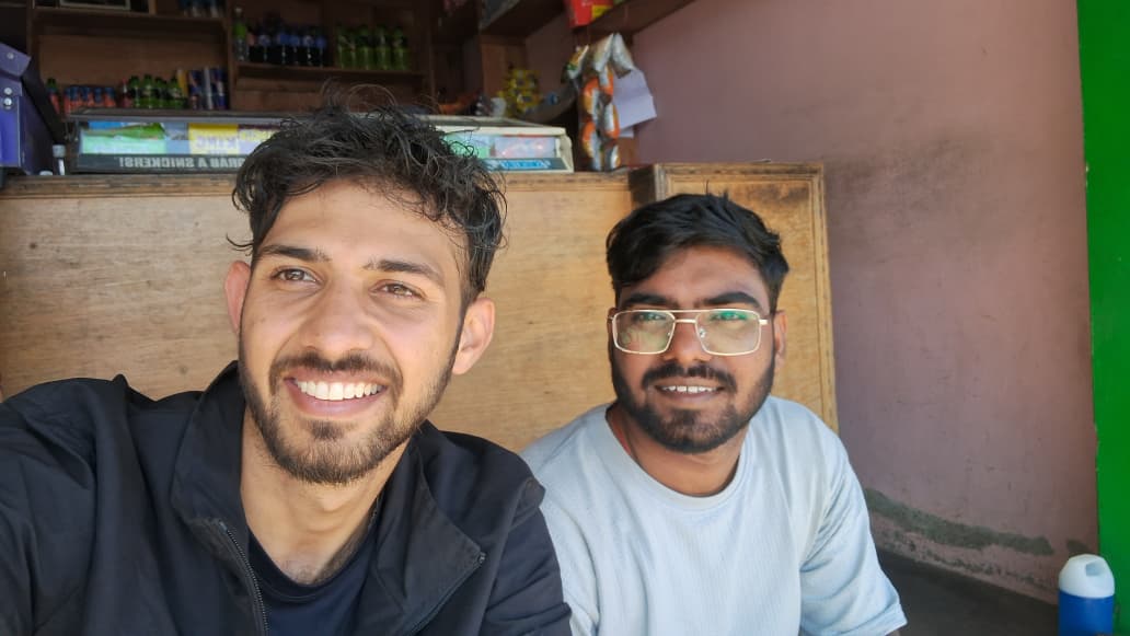 The dhaba stop on the way to Prashar